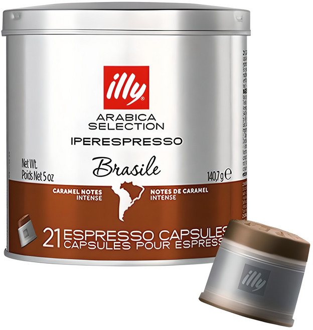 일리 아라비카 셀렉션 브라질 캡슐커피, 6.7g, 21개입, 1개
