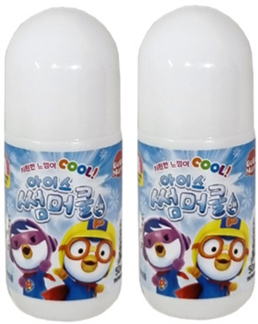 맑은누리 뽀로로 아이스 썸머쿨 50ml 썸머쿨액, 2개