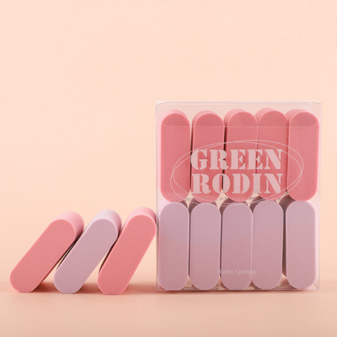 그린로댕 뚱떡퍼프 10P 하이드로스펀지 메이크업스펀지 화장퍼프, 1세트