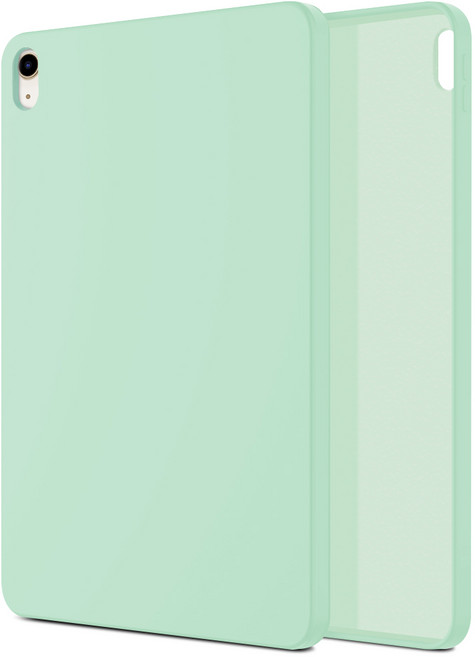 더조은셀러 아이패드 프로 에어 호환 에버핏 소프트 실리콘 커버 케이스, 애플 민트