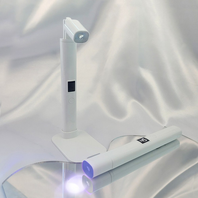 3in1 멀티 네일 핀큐어 젤램프 스탠드형 무선휴대형 스탬프실리콘 증정, 1개, 3in1멀티네일핀큐어