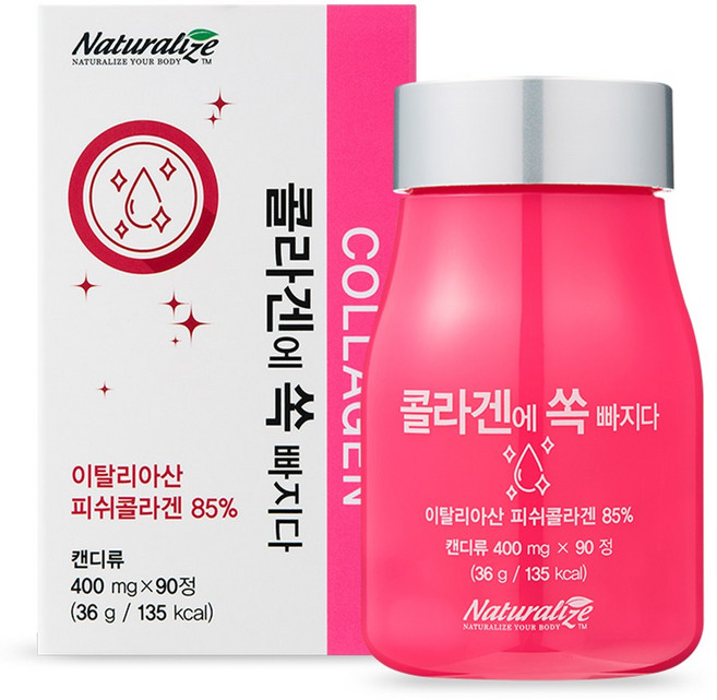 네추럴라이즈 콜라겐에 쏙빠지다, 90정, 1개