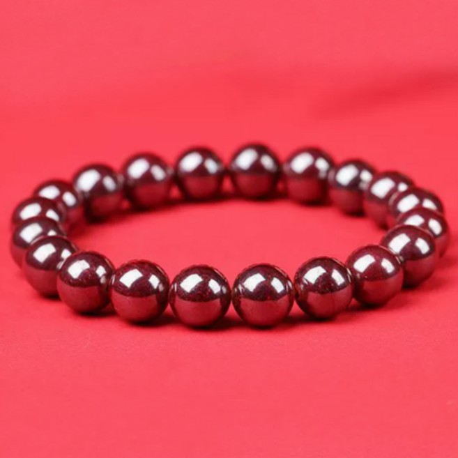 오지끄 O.JIK 원광주사 복 삼재 불교 경면주사 원석 운 염주팔찌