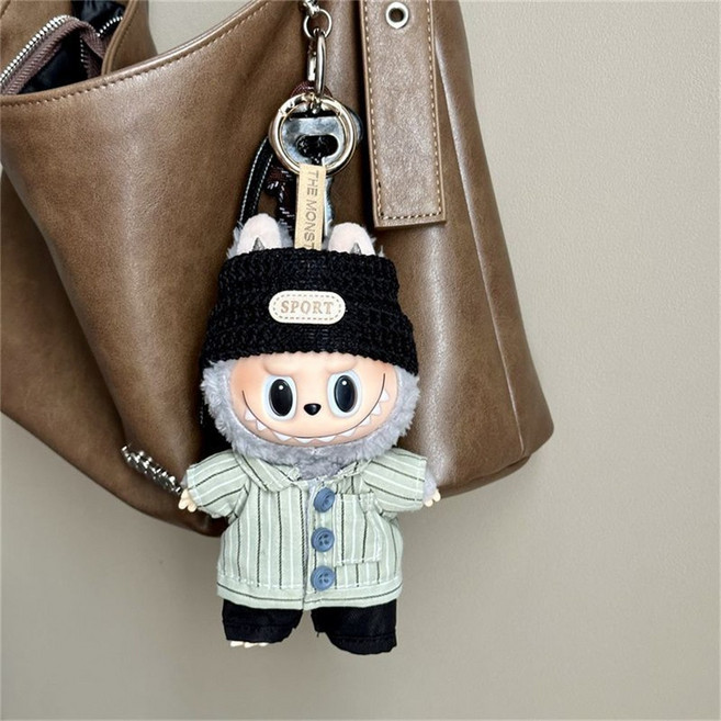 besteffie 적용 라부부옷 귀여운 인형 장식품 가방 액세서리 선물 악세서리 K51, 1개, 사진색