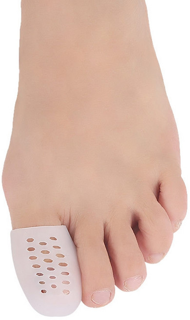 미즈코스 발가락 보호 골무 보호캡 엄지 발톱 튜브, 2개