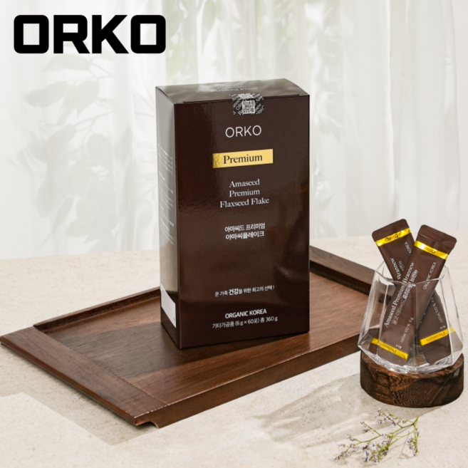 올가닉코리아 유기농 아마씨드 플레이크, 180개, 6g