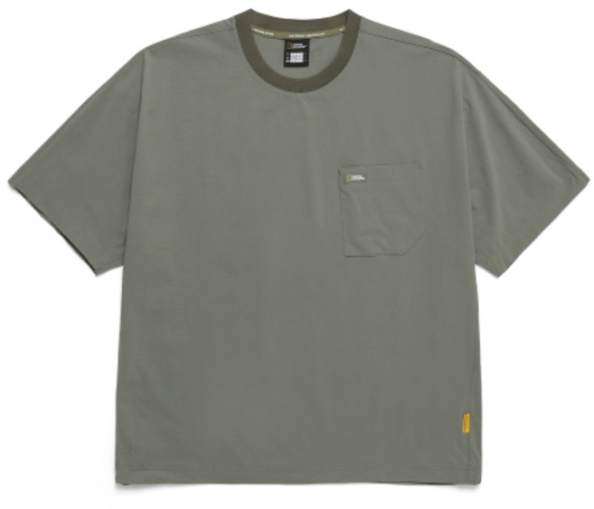 내셔널지오그래픽 N242UTS992 프로즌에어 반팔 티셔츠 KHAKI N242UTS992055 527084