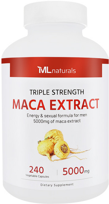 [미국빠른직구] 마이라이프 내추럴스 마카 5000mg 240정, 1개