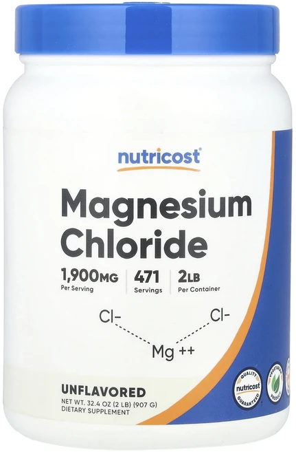 단백질 비타민 철분 마그내슘 칼슘 Nutricost 마그네슘클로라이드 무맛 907g(32.4oz) 고루고루섭취해주세요, Nutricost마그네슘클로라이드무맛907g324oz - 쿠팡