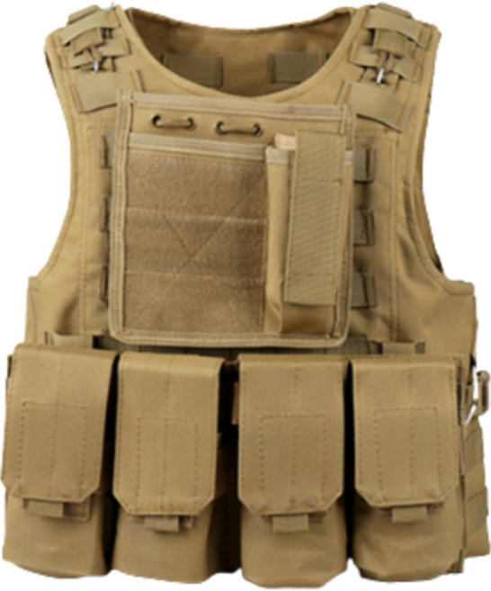 AIM 전술조끼, 브라운, 1개