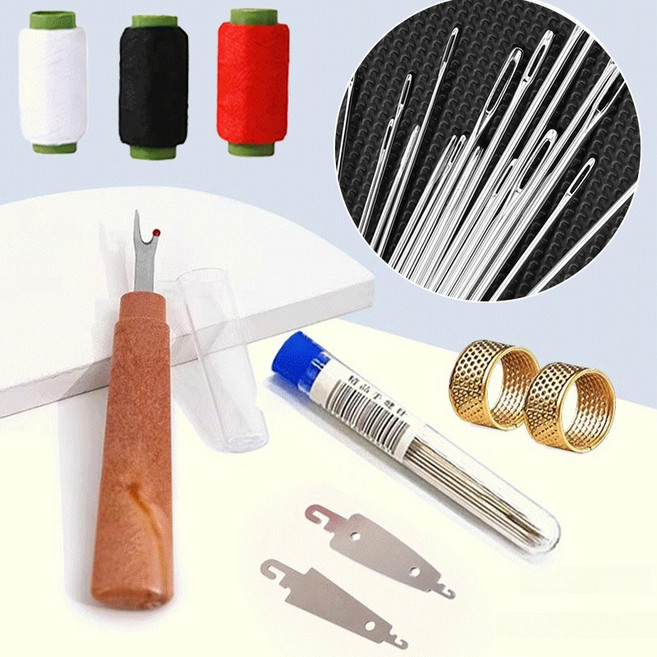강철 바늘세트 가정용 수선용 의류재사용 강철바늘셋트, 31종세트