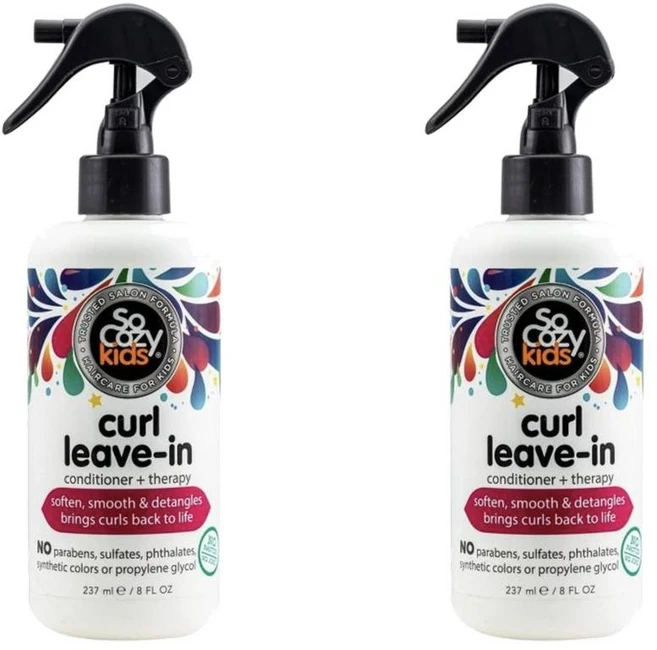 쏘코지 키즈 컬 리브인 컨디셔너 SoCozy Curl Leave-In Conditioner For Kids, 237ml - 쿠팡
