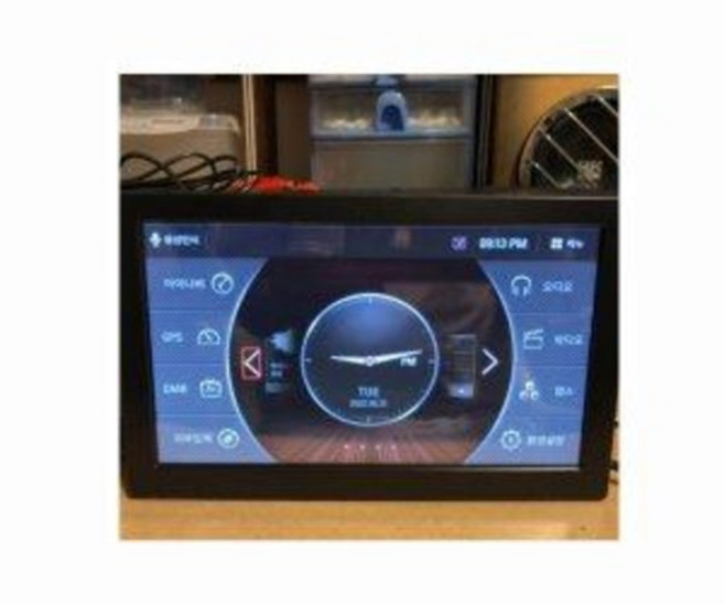 중고품 네비게이션 아이나비 rs+ 마하 8인치 매립형