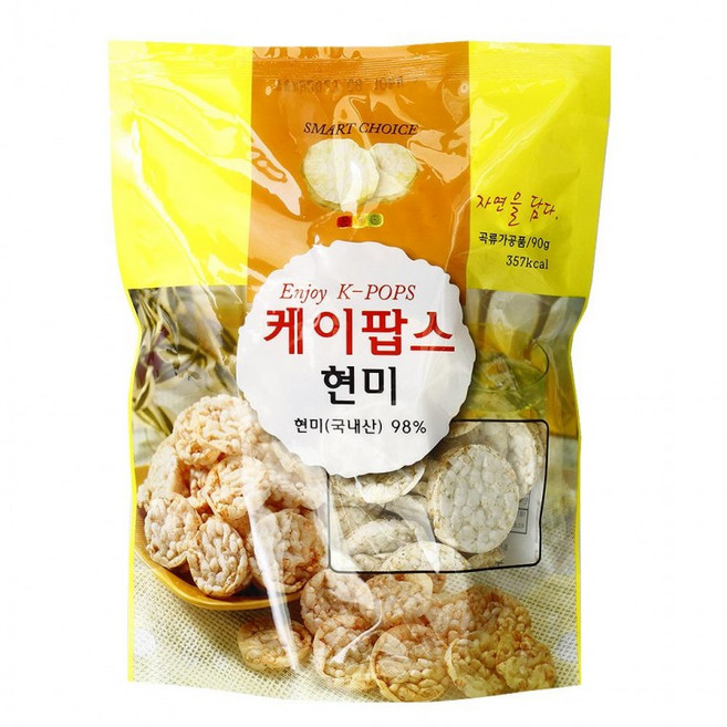 wIGGLE_바른길 케이팝스 현미과자 5봉, 1g, 1개