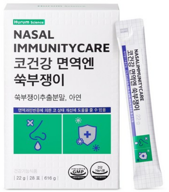 휴럼 사이언스 코건강 면역엔 쑥부쟁이 616g, 1개, 28회분