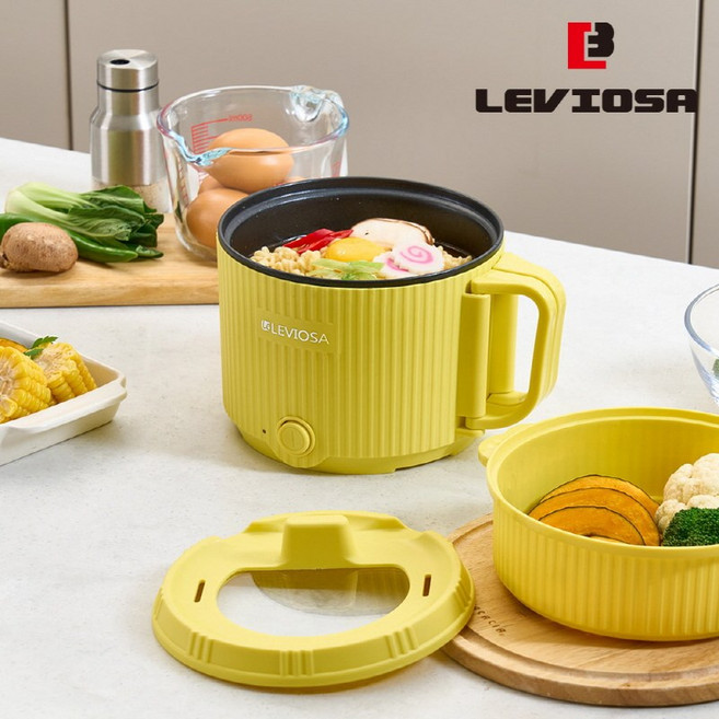 [슈퍼HOT][LEVIOSA] 레비오사 컴팩트한 접이식 멀티팟 라찜이, 아이보리