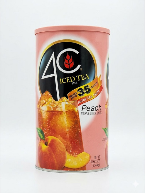 코스트코 4c 아이스티 복숭아, 2.34kg, 1개입, 1세트