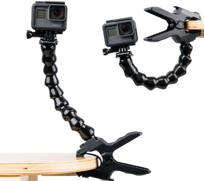 고프로 오즈모액션 죠스 플렉스 클램프 집게 마운트, 9단조절식넥, 1개