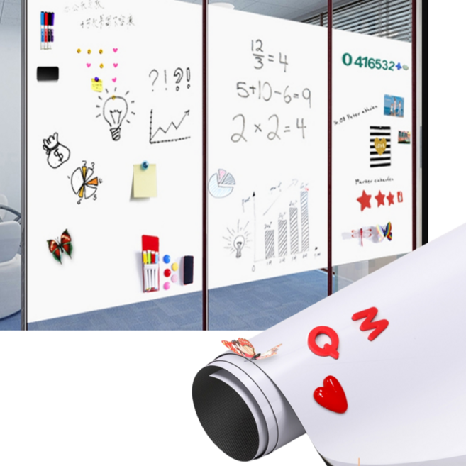 벽 붙이는 화이트보드 자석보드 벽칠판 분필보드 사무용 게시판 회의실