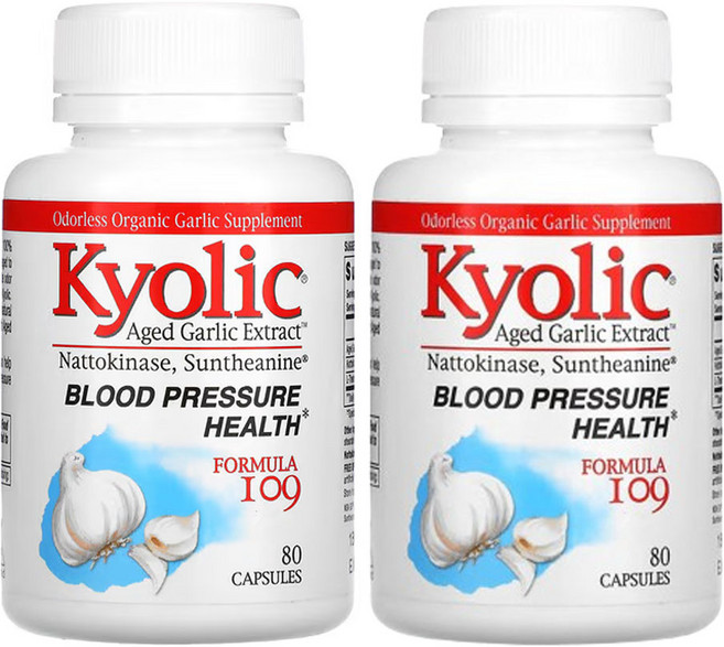 쿄릭 숙성 마늘 추출물 혈압 건강 포뮬러 109 80 캡슐, 80정, 2개