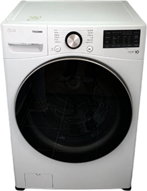 [10% 환급가전] LG전자 트롬 세탁기 F21WDLP 21kg 방문설치, 화이트