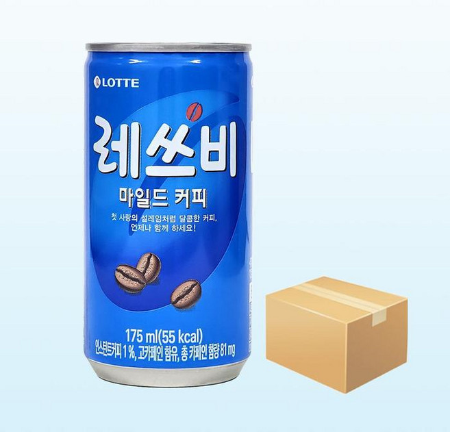 레쓰비 마일드 1박스, 175ml, 30개