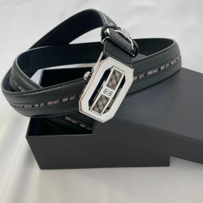 닥스 정품 남성용 소가죽 자동 벨트