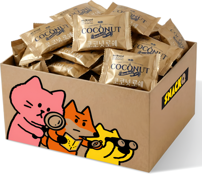 노브랜드 과자, 32개, 코코넛로쉐