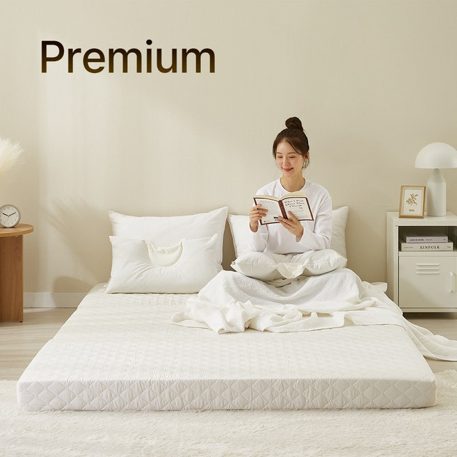 탄탄한 허리에 좋은 방수 고밀도 항균기능 3단 접이식 매트리스