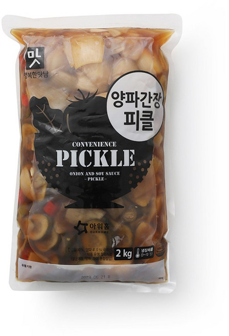 아워홈 행복한맛남 양파간장피클, 1개, 2kg