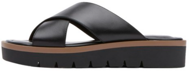 락포트 여성용 소피 크로스 슬라이드 샌들 CJ2426