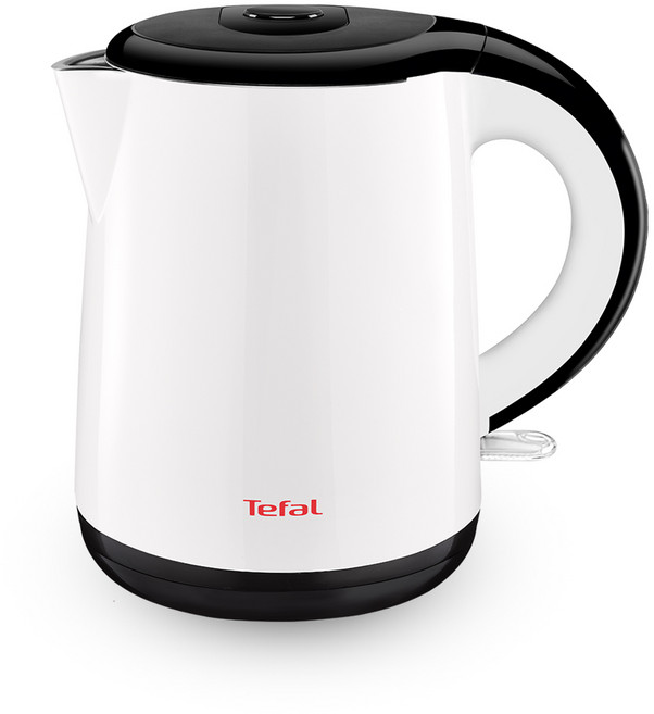 테팔 전기포트 세이프티 화이트 앤 블랙 KO2611KR 커피 분유 티 스텐 무선주전자