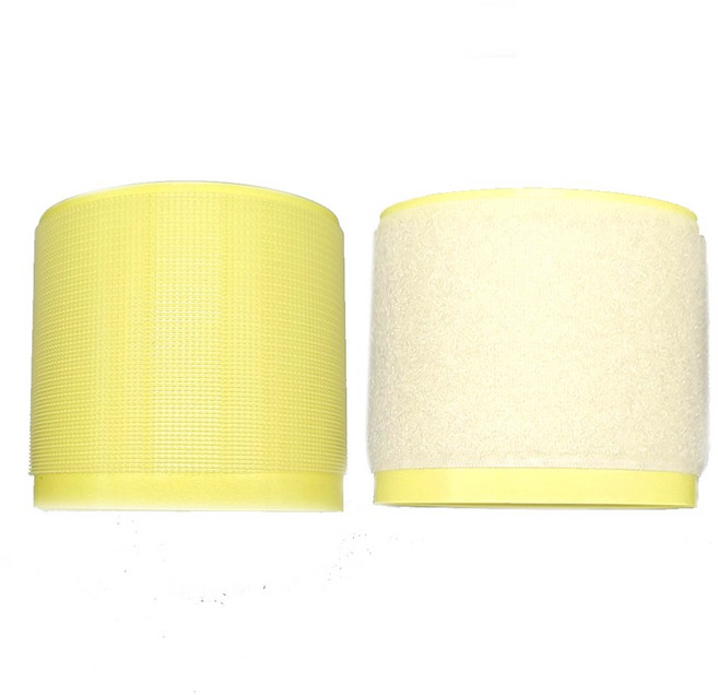 폭 5cm 투명해서 깔끔한 초강력 접착용 벨크로 찍찍이 양면테이프 투명컬러, 10미터, [추천] 투명거칠이 + 흰색보들이, 1개