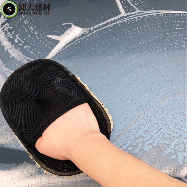 SPINN-TEK CO. 羊毛洗車手套, 1個