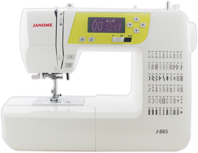JANOME 電腦型全迴轉縫紉機 J-885