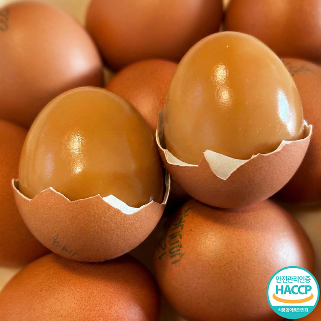 해썹인증 파손보장 맥반석 찜질방 구운계란 중란 훈제란, 1개, 30구