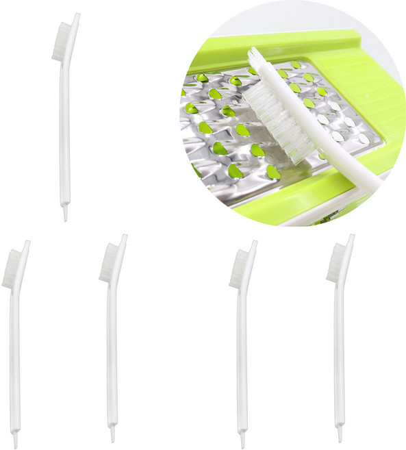 어반글로벌 다용도 틈새 브러쉬 착즙기 세척솔, 5개, 화이트