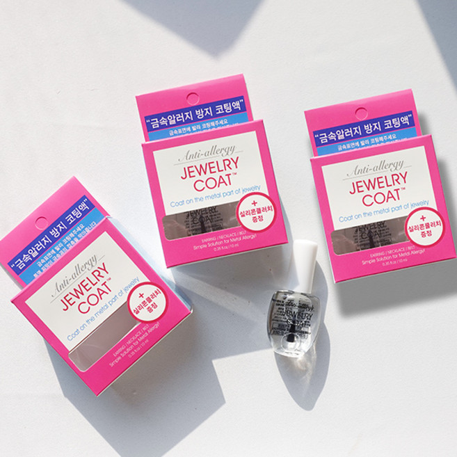 미스21 쥬얼리코트 귀금속 알러지 알레르기 쇠독방지 악세사리 귀걸이 방지 코팅액 3개 세트 (ot001)