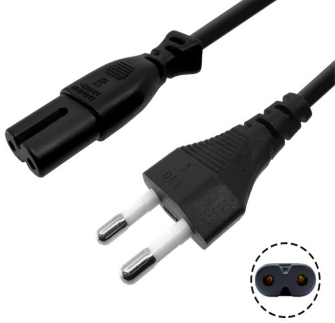 국산 KC인증 8자형 전원 코드 50cm AC 220v 케이블 노트북용 아답터 선 PS5 어댑터 파워코드 브래트코드