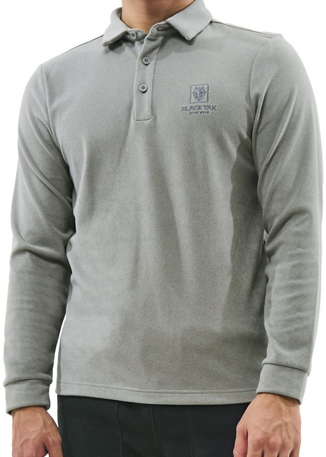 블랙야크 워크웨어 기모 긴팔 카라티셔츠 남녀공용 겨울 보온티