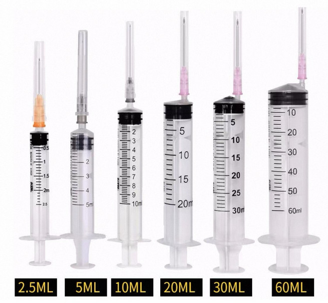 주사기 10cc 말랑이만들기 10ml 유침, 1개