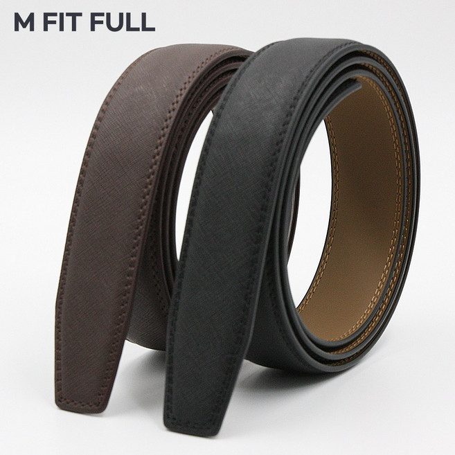 교체용 벨트끈 남성 가죽 자동-사피아노 허리띠 호환 35mm/130cm