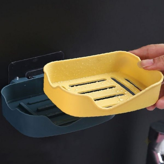 욕실 슬리퍼 수납 부착 선반 현관 보관 정리 벽면 신발 공간 절약형, 네이비, 1개