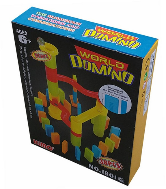 [과학키트]골드버그 도미노 마블런(38pcs)-No.1801