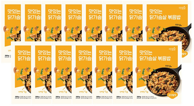 [아임닭] 닭가슴살 감자탕 볶음밥, 200g, 15개