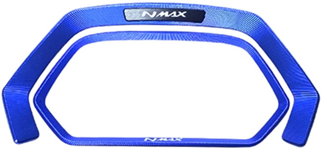 알테쉬 야마하 NMAX 알루미늄 계기판 커버 25 26연식 스크래치 보호 포인트 몰딩 호환, 1개, 블루