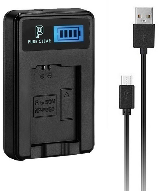 퓨어클리어 캐논 LP-E6 LCD 싱글 USB 호환충전기, JND-PURECLEAR-ONE, 1개