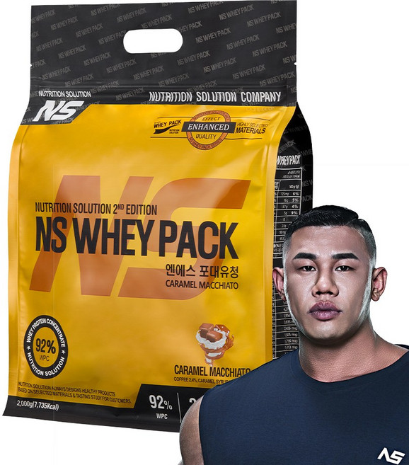 NS 포대유청 WPC 카라멜마끼아또맛 2kg 헬스보충제, 1개