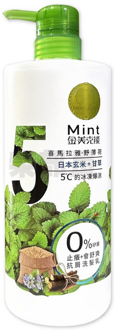 金美克能 抗屑洗髮乳 750ml - 5°C / 7°C / 9°C 洗髮精, 1個, 金美克能 抗屑洗髮乳750ml止癢5°C