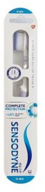 센소다인 컴플릿 칫솔 1개 초미세모 이중모설계 민감성잇몸 시린이, 1개입